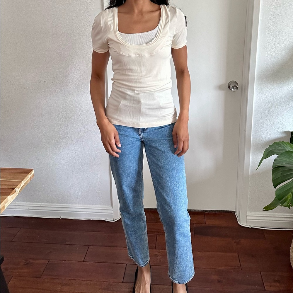 Prada Cream Women's Top